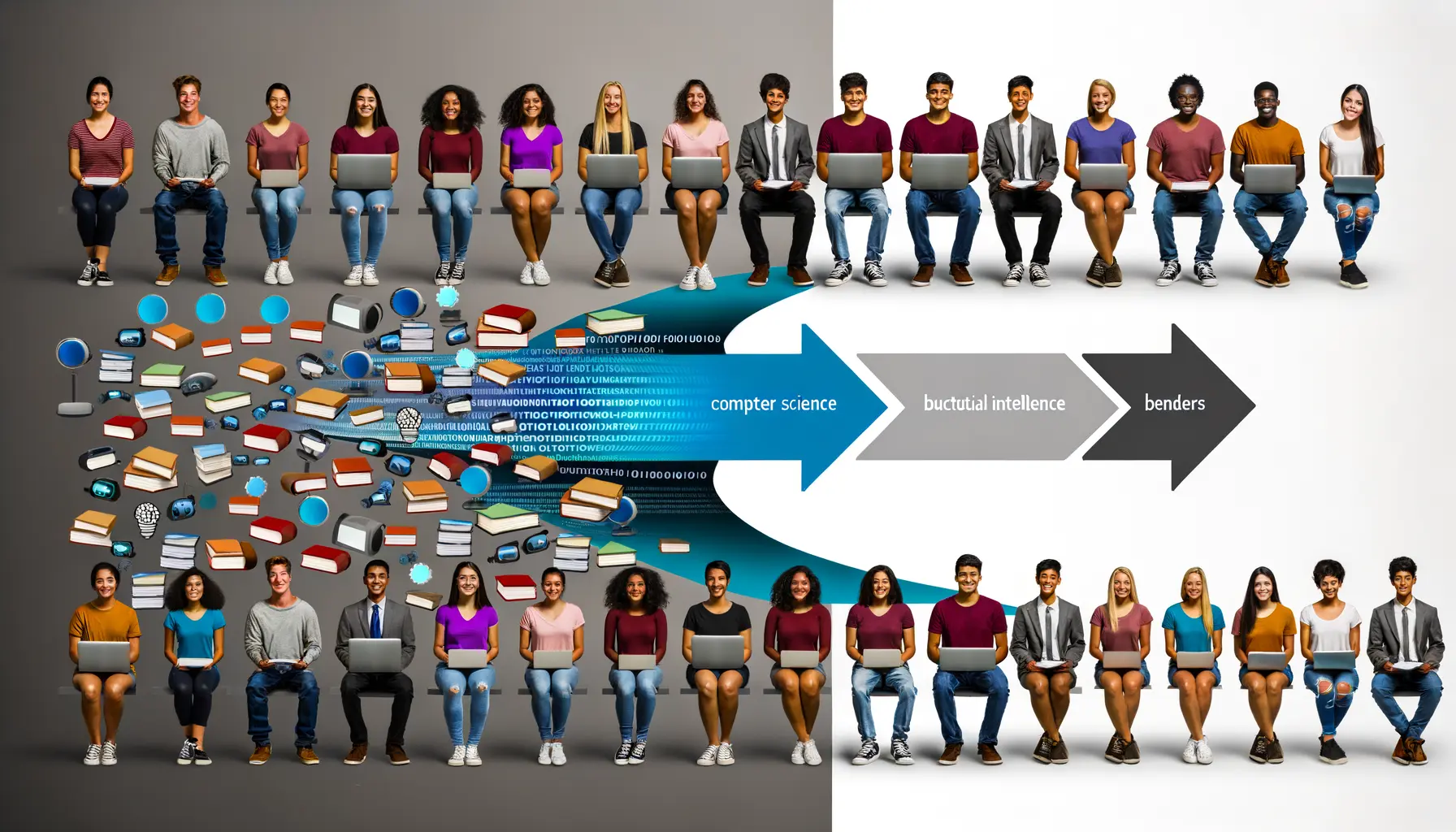 Shift from Computer Science to AI Majors Among College Students in the USA