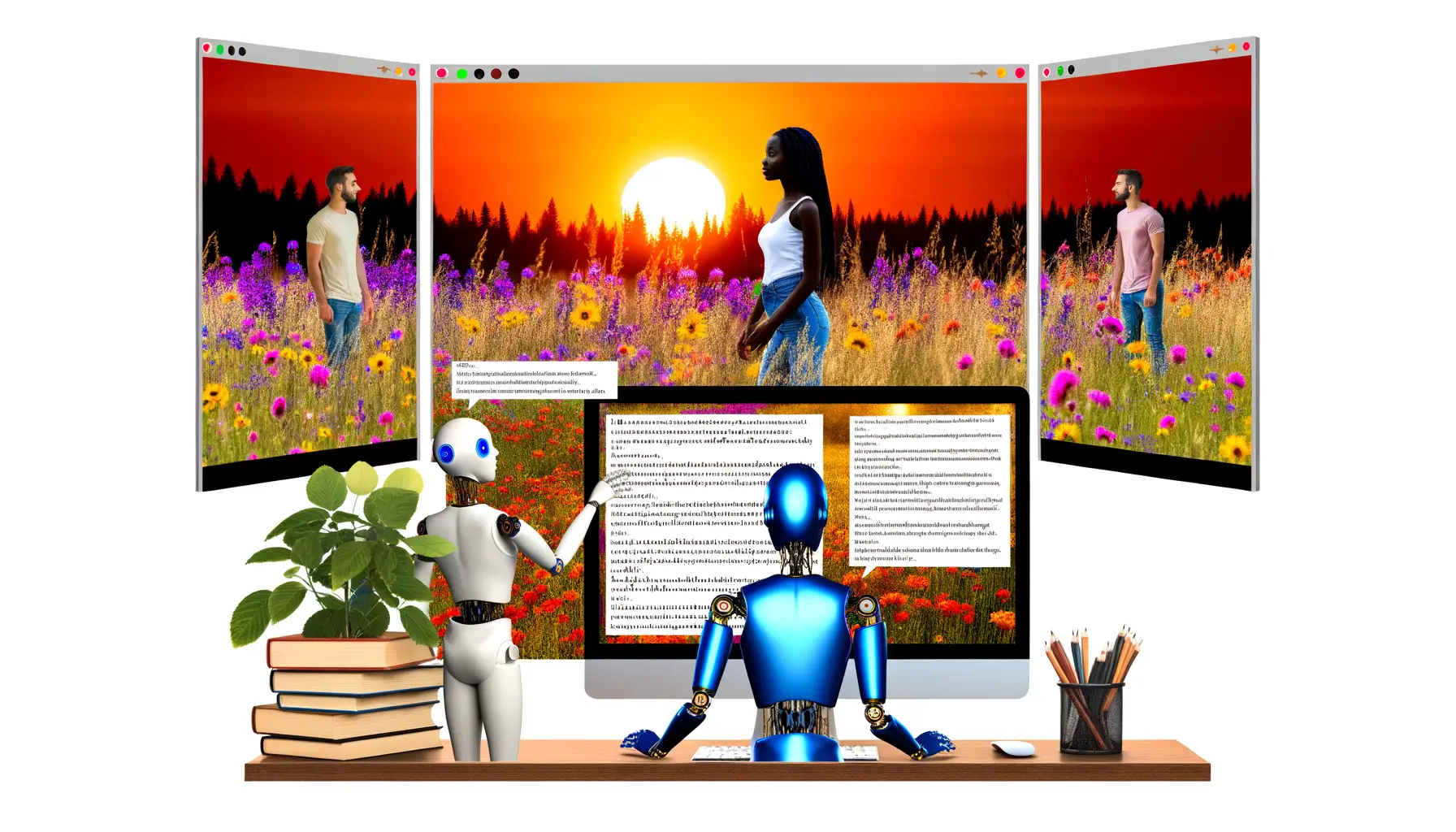 AI Chatbots Writing Emotionally Rich Romance Novels – A New Era in Literature.