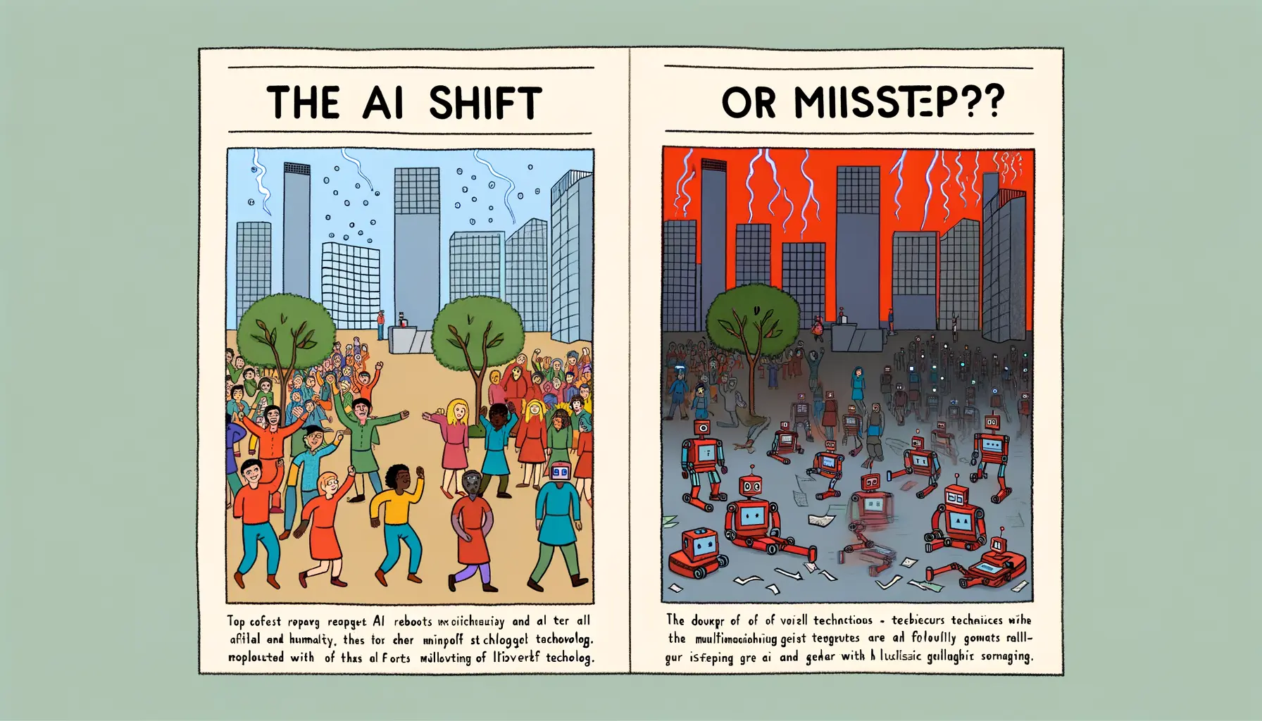 Uncertain Outcome as Tech Companies Bank on AI, Shrinking Workforce